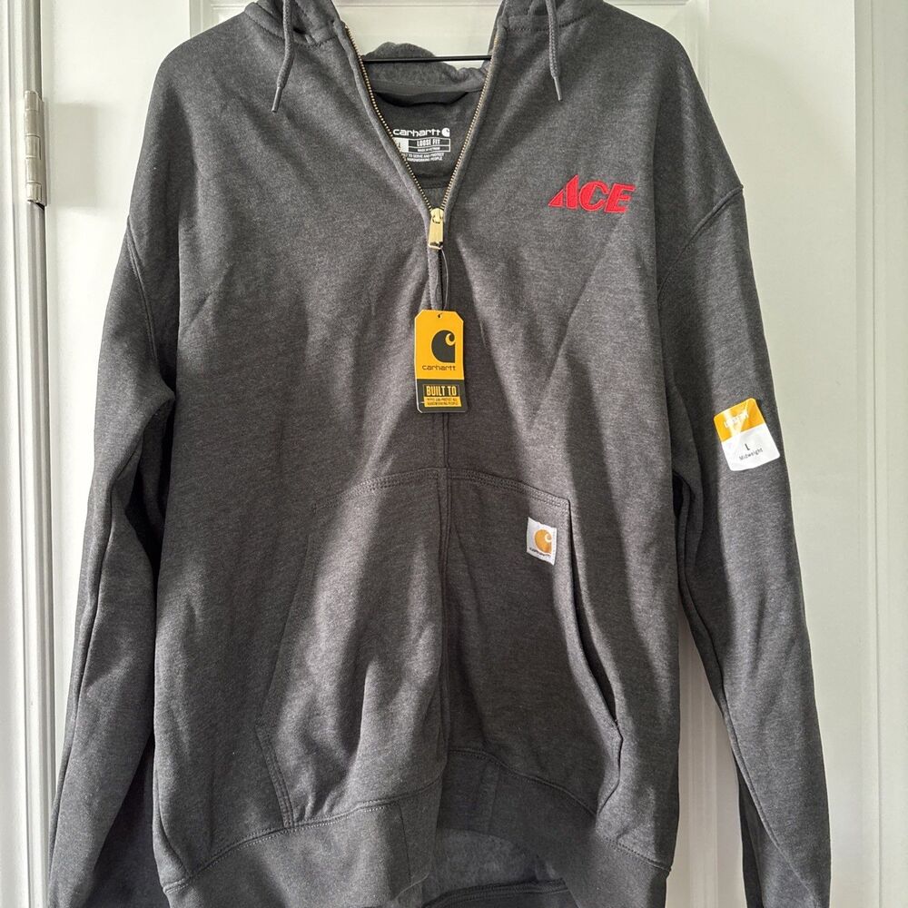 Carhartt marquette full zip hoodie rain defender sz L